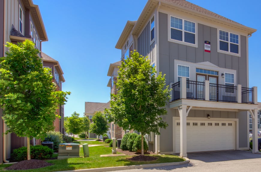 Exterior view of a Noblesville apartment.